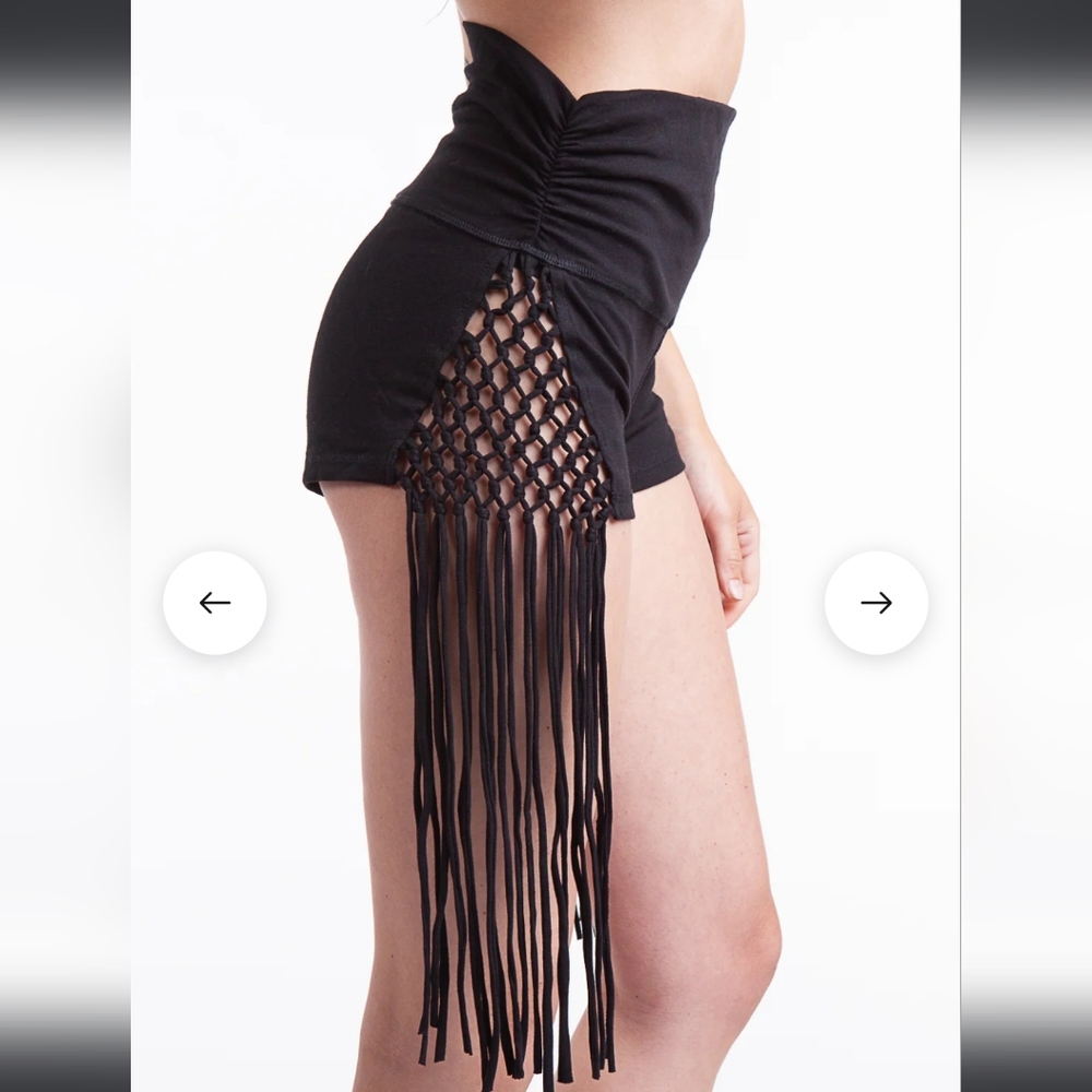 Kayo Anime Clothing Macrime Side Shorts Womens Size M in White NWT